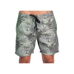 Bermuda Long Island Coqueiros Khaki - Masculina - Foto 1
