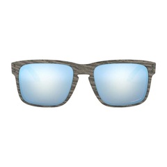 Óculos de Sol Oakley Holbrook Woodgrain W/ Prizm Deep Water Polarized - Masculino - Foto 2