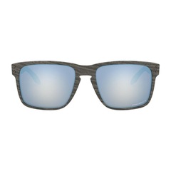 Óculos de Sol Oakley Holbrook XL Woodgrain W/ Prizm Deep Water Polarized - Masculino - Foto 2