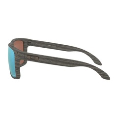 Óculos de Sol Oakley Holbrook XL Woodgrain W/ Prizm Deep Water Polarized - Masculino - Foto 4