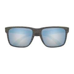 Óculos de Sol Oakley Holbrook XL Woodgrain W/ Prizm Deep Water Polarized - Masculino - Foto 6