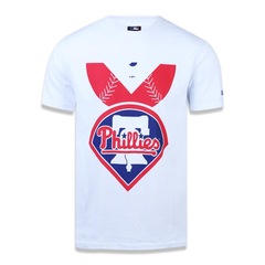 Camiseta New Era MLB Philadelphia Phillies 43121 - Masculina - Foto 1