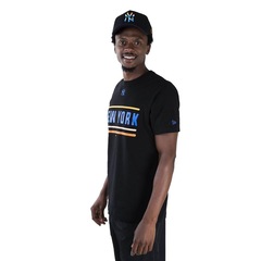 Camiseta New Era MLB New York Yankees Color Stripe City - Masculina - Foto 3