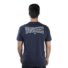 Camiseta New Era MLB New York Yankees Outline Dimension - Masculina - Foto 2