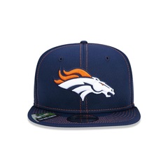 Boné Aba Reta New Era 9Fifty On-Field Coleção Sideline NFL Denver Broncos - Adulto - Foto 2
