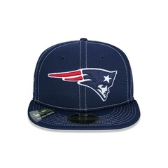 Boné Aba Reta New Era 59FIFTY NFL New England Patriots On-Field Coleção Sideline - Fechado - Adulto - Foto 2