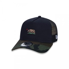 Boné Aba Curva New Era 9Forty A-Frame California Camuflado - Adulto - Foto 3