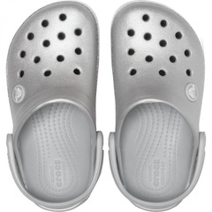 Sandália Crocs Crocsband Glitter Clog K - Infantil - Foto 4