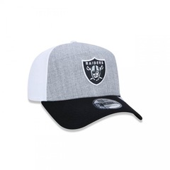 Boné Aba Curva New Era 9Forty A-Frame NFL Oakland Raiders Fresh Established - Snapback - Adulto - Foto 2
