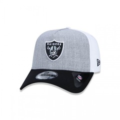 Boné Aba Curva New Era 9Forty A-Frame NFL Oakland Raiders Fresh Established - Snapback - Adulto - Foto 1