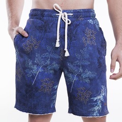 Bermuda de moletom Mormaii All Blue Vista - Masculina - Foto 1