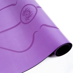 Tapete de Yoga com Bolsa Yangfit Mat PU e Borracha Natural - 5mm - Foto 4