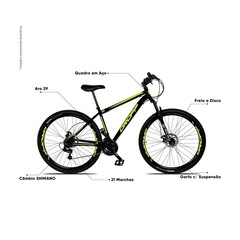 Bicicleta Dropp Aro 29 - Freio a Disco - Câmbio Shimano - 21 Marchas - Foto 2