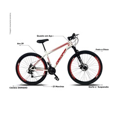 Bicicleta Dropp Aro 29 - Freio a Disco - Câmbio Shimano - 21 Marchas - Foto 4