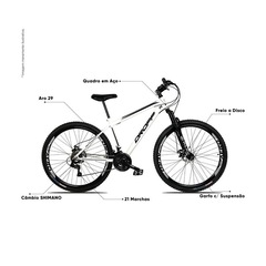 Bicicleta Dropp Aro 29 - Freio a Disco - Câmbio Shimano - 21 Marchas - Foto 2