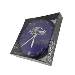 Relógio de Parede NFL Baltimore Ravens - 32cm - Foto 2
