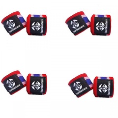 KIT Four Masters com 4 Bandagens Elasticas Artes Marciais Boxe Muay-Thai  - Adulto - Foto 1