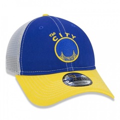 Boné Aba Curva New Era 9Twenty NBA Golden State Warriors - Snapback - Adulto - Foto 3