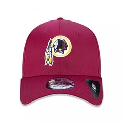 Boné Aba Curva New Era 9Forty NFL Washington Redskins Basic Escuro - Ajustável - Snapback - Adulto - Foto 2
