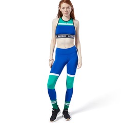 Calça Legging Reebok Meet You There Panelled - Feminino - Foto 4