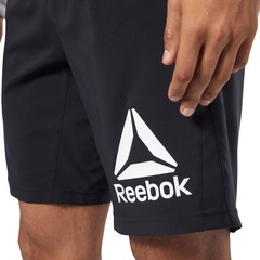 Short Reebok Treino Bolsos Logo 100% Poliéster - Masculino - Foto 3