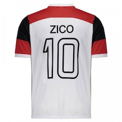 Camisa do Flamengo Braziline Zico Retrô 81 - Masculina - Foto 3