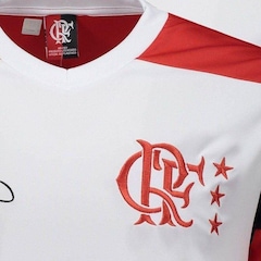Camisa do Flamengo Braziline Zico Retrô 81 - Masculina - Foto 5