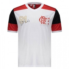 Camisa do Flamengo Braziline Zico Retrô 81 - Masculina - Foto 1