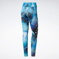 Calça Legging Reebok Lux Bold Urban Slick 2.0 Seaport Teal - Feminina - Foto 9