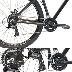 Bicicleta KSW - Aro 29 - Freio Hidráulico - Kit Câmbio Shimano Altus - Suspensão com Trava - Quadro Aluminio KSW Modelo XL - 27 Marchas - Foto 2