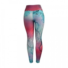 Calça Legging Luasal Estampada Cintura Alta Fitness Casual - Feminina - Foto 2