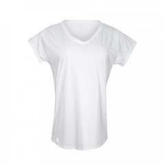 Camiseta Luasal Proteção UV Manga Curta Lisa Casual - Feminina - Foto 1