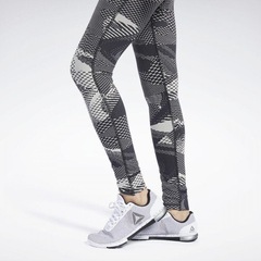 Calça Legging Reebok Lux 2.0 Geo Static - Feminina - Foto 2