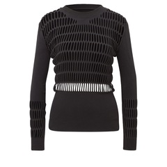 Camiseta de Manga Longa adidas Warp Knit - Feminina - Foto 2