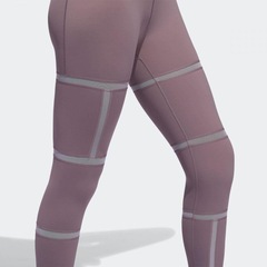 Calça Legging adidas Longa Mesh Believe This 2.0 Geo - Feminina - Foto 11