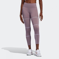 Calça Legging adidas Longa Mesh Believe This 2.0 Geo - Feminina - Foto 3