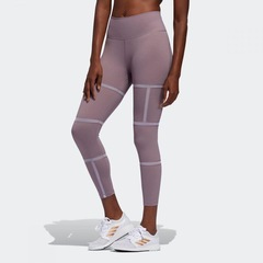 Calça Legging adidas Longa Mesh Believe This 2.0 Geo - Feminina - Foto 5