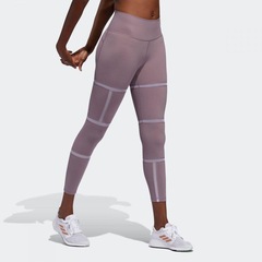Calça Legging adidas Longa Mesh Believe This 2.0 Geo - Feminina - Foto 7