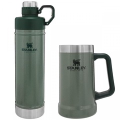 Kit Garrafa Térmica Hydration - 750ml + Caneca Térmica Stanley Hammertone - 709ml - Foto 1