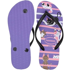Chinelo Havaianas Slim Pets - Feminino - Foto 3