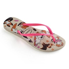 Chinelo Havaianas Slim Pets - Feminino - Foto 1