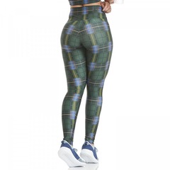 Calça Legging Caju Brasil Print Wonderful Chess - Adulto - Foto 2