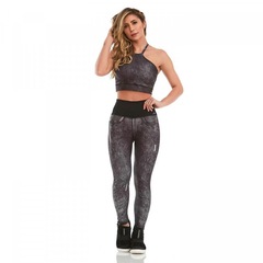 Calça Legging Caju Brasil Jeans Double Face Venture - Adulto - Foto 5