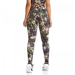 Calça Legging Caju Brasil FT Cross Animal Flower - Adulto - Foto 2