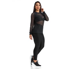 Camiseta Manga Longa Caju Brasil  Shape - Adulto - Foto 3