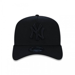 Boné Aba Curva New Era 9Forty A-Frame Ajustável MLB New York Yankees Basic - Snapback - Adulto - Foto 2