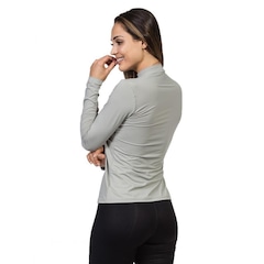 Camisa Extreme Uv com Proteção Solar Gola Alta e Repelente de Insetos Ice - Feminina - Foto 3