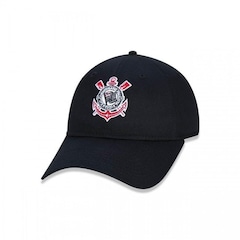 Boné Aba Curva New Era 9Twenty Corinthians Futebol - Strapback - Adulto - Foto 1