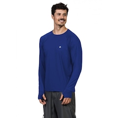 Camiseta Manga Longa Extreme UV Ice com Proteção Solar - Masculina - Foto 1