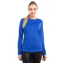 Camiseta Manga Longa Extreme Uv New Dry Colors com Proteção Solar Uv - Feminina - Foto 1